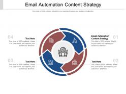 Email automation content strategy ppt powerpoint presentation infographic influencers cpb