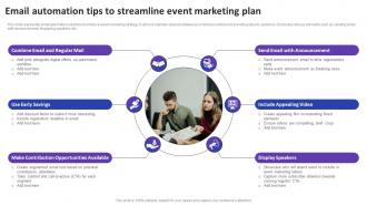Email Automation Tips To Streamline Event Marketing Plan