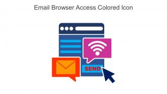 Email Browser Access Colored Icon In Powerpoint Pptx Png And Editable Eps Format