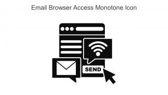 Email Browser Access Monotone Icon In Powerpoint Pptx Png And Editable Eps Format