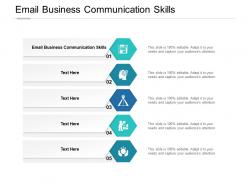 Email business communication skills ppt powerpoint presentation icon guide cpb