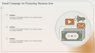 Email Campaign For Promoting Business Icon
