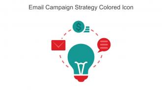 Email Campaign Strategy Colored Icon In Powerpoint Pptx Png And Editable Eps Format