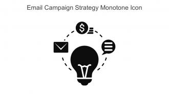 Email Campaign Strategy Monotone Icon In Powerpoint Pptx Png And Editable Eps Format