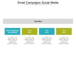 Email campaigns social media ppt powerpoint presentation gallery pictures cpb