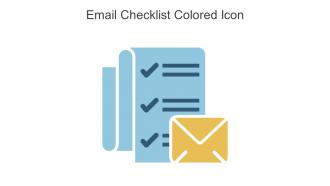 Email Checklist Colored Icon In Powerpoint Pptx Png And Editable Eps Format