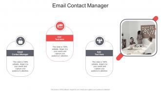 Email Contact Manager In Powerpoint And Google Slides Cpb