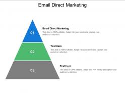 Email direct marketing ppt powerpoint presentation outline tips cpb