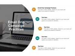 Email drip campaign practices ppt powerpoint presentation show topics cpb