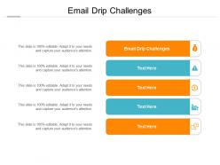 Email drip challenges ppt powerpoint presentation slides templates cpb