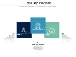 Email drip problems ppt powerpoint presentation inspiration background image cpb