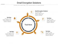 Email encryption solutions ppt powerpoint presentation infographics structure cpb