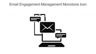 Email Engagement Management Monotone Icon In Powerpoint Pptx Png And Editable Eps Format