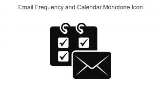 Email Frequency And Calendar Monotone Icon In Powerpoint Pptx Png And Editable Eps Format