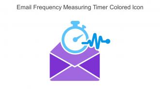 Email Frequency Measuring Timer Colored Icon In Powerpoint Pptx Png And Editable Eps Format