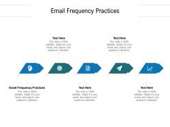 Email frequency practices ppt powerpoint presentation gallery design ideas cpb