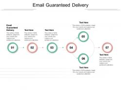 Email guaranteed delivery ppt powerpoint presentation slides mockup cpb