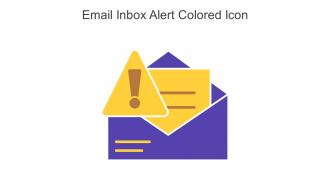 Email Inbox Alert Colored Icon In Powerpoint Pptx Png And Editable Eps Format