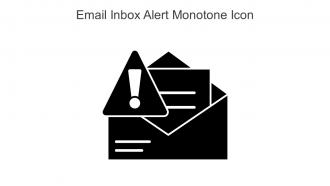 Email Inbox Alert Monotone Icon In Powerpoint Pptx Png And Editable Eps Format