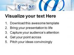 Email internet powerpoint templates and powerpoint backgrounds 0711