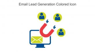 Email Lead Generation Colored Icon In Powerpoint Pptx Png And Editable Eps Format