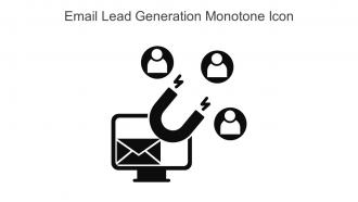 Email Lead Generation Monotone Icon In Powerpoint Pptx Png And Editable Eps Format