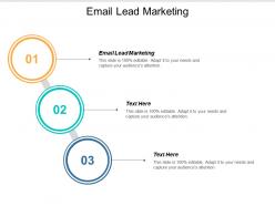Email lead marketing ppt powerpoint presentation portfolio guidelines cpb