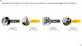 Email Management Platform Details About Board Of Directors Associated Ppt Outline Example