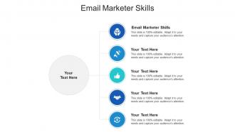 Email marketer skills ppt powerpoint presentation pictures templates cpb