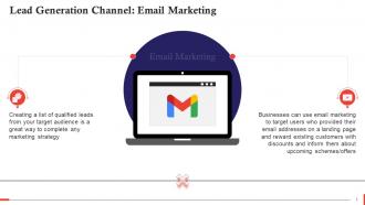 Email Marketing A Lead Generation Channel Training Ppt