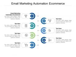 Email marketing automation ecommerce ppt powerpoint presentation summary background designs cpb