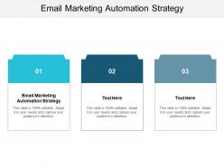 Email marketing automation strategy ppt powerpoint presentation infographic template cpb