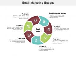 Email marketing budget ppt powerpoint presentation icon slide download cpb