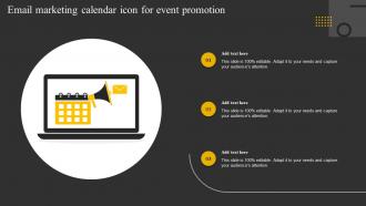 Email Marketing Calendar Icon For Event Promotion