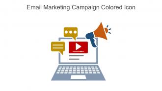 Email Marketing Campaign Colored Icon In Powerpoint Pptx Png And Editable Eps Format