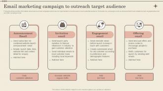 Email Marketing Campaign To Outreach Target Audience Increase Business Revenue
