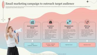 Email Marketing Campaign To Outreach Target New Website Launch Plan For Improving Brand Awareness