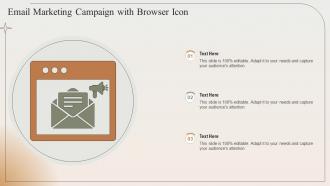 Email Marketing Campaign With Browser Icon