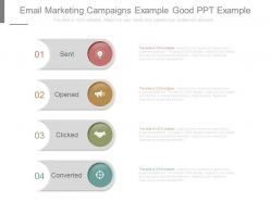 Email Marketing Campaigns Example Good Ppt Example