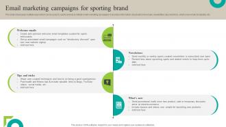 Email Marketing Campaigns For Sporting Increasing Brand Outreach Marketing Campaigns MKT SS V