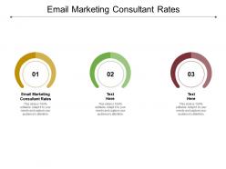 Email marketing consultant rates ppt presentation inspiration slideshow cpb