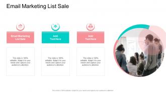 Email Marketing List Sale In Powerpoint And Google Slides Cpb