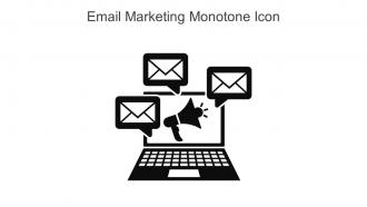 Email Marketing Monotone Icon In Powerpoint Pptx Png And Editable Eps Format