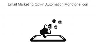 Email Marketing Opt In Automation Monotone Icon In Powerpoint Pptx Png And Editable Eps Format