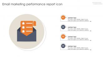 Email Marketing Performance Report Icon