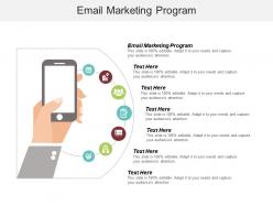 Email marketing program ppt powerpoint presentation file formats cpb
