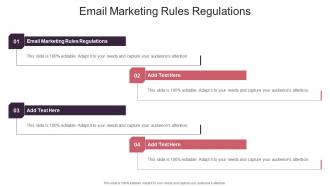 Email Marketing Rules Regulations In Powerpoint And Google Slides Cpb