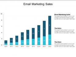 Email marketing sales ppt powerpoint presentation background images cpb
