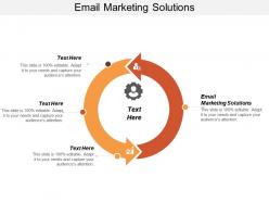 Email marketing solutions ppt powerpoint presentation icon graphics pictures cpb