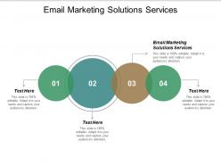 Email marketing solutions services ppt powerpoint presentation file sample cpb